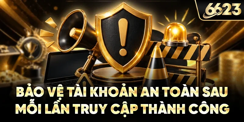 Bảo vệ tài khoản an toàn sau mỗi lần truy cập thành công