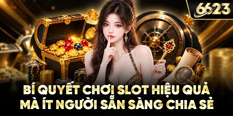 Bí quyết chơi slot hiệu quả mà ít người sẵn sàng chia sẻ