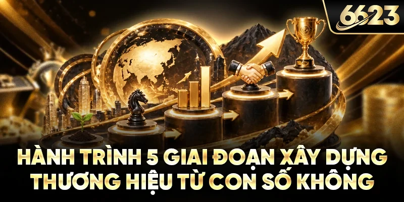 Hành trình 5 giai đoạn xây dựng thương hiệu từ con số không