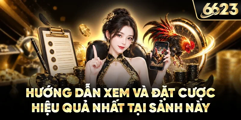 Hướng dẫn xem và đặt cược hiệu quả nhất tại sảnh đá gà trực tuyến