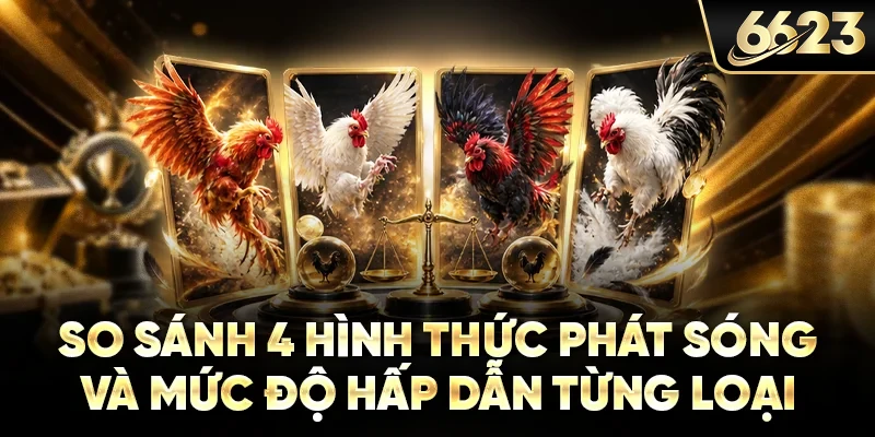 So sánh 4 hình thức phát sóng và mức độ hấp dẫn từng loại