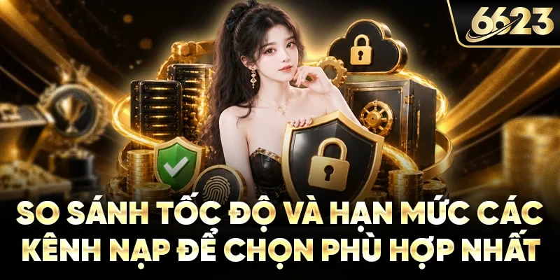 So sánh tốc độ và hạn mức các kênh nạp để chọn phù hợp nhất